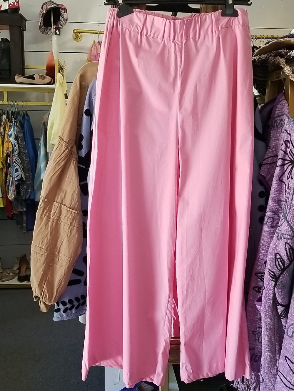 Rosie Pope Pink Wide-Leg Maternity Pants